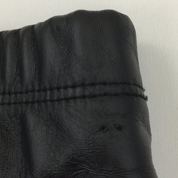 LILI SIDONIO x MOLLY BRACKEN Textured Fleece Lined Soft Faux Leather Leggings - Picture 13 of 13